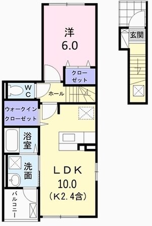 メゾンエレガンテの物件間取画像